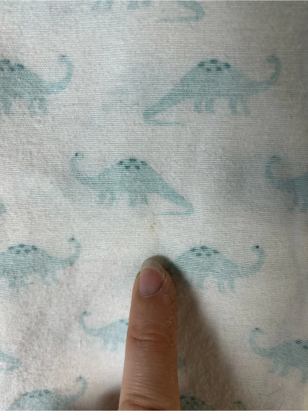 HB Hudson Baby Light Blue White Dinosaurs Receiving Blanket Flannel Thin